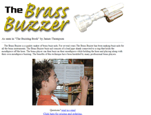 Tablet Screenshot of brassbuzzer.com